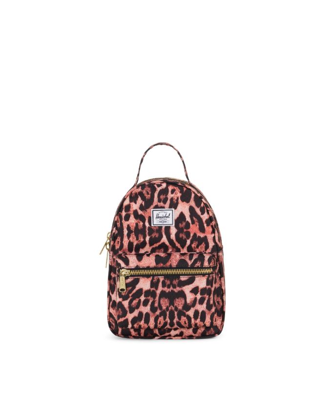 herschel leopard print backpack
