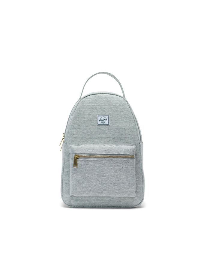 herschel black mini backpack