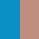 Mykonos Blue/Saddle Brown