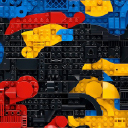 LEGO® Herschel Classic™ Hip Pack - 1L - Abstract Bricks